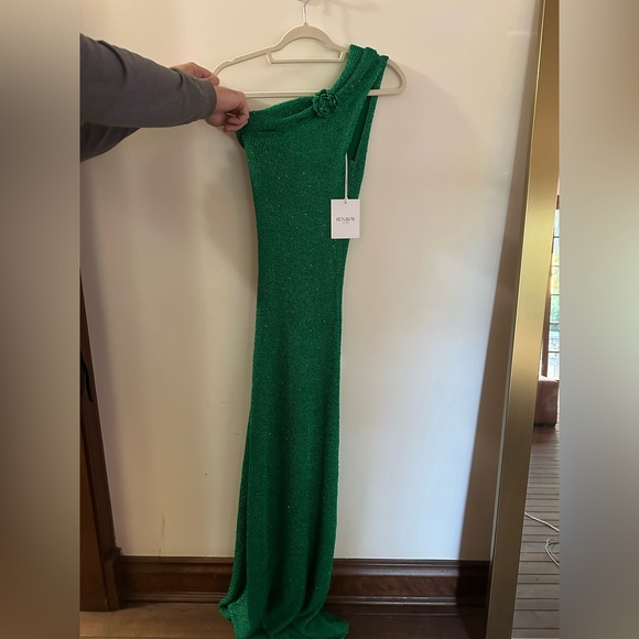 Runaway the Label Silvia Dress Emerald Green / Quality Fabric / XXS Gown Maxi - Picture 5 of 8